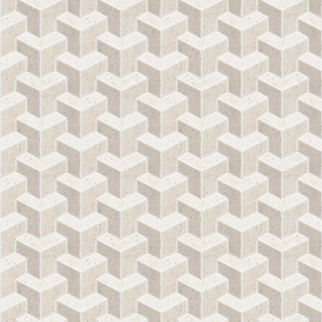 Nakamura - Bauhaus Weathered Concrete Tan 1 Small Scale Textile
